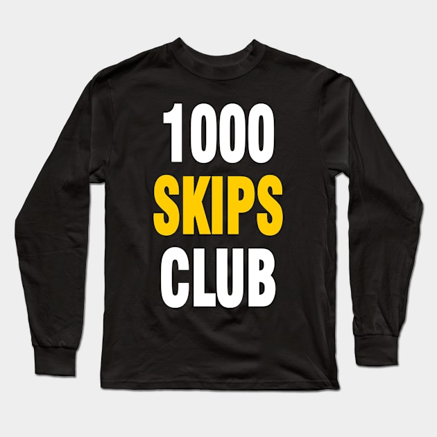 1000 skips club Long Sleeve T-Shirt by Chandan